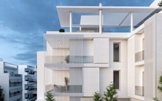 L Shape Apartment Building